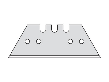 Трапециевидные лезвия Mozart, 0,65 мм,  10 шт.